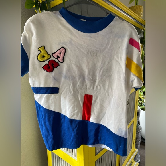 Vintage 80s. RARE Alfred Moro Art Deco Shirt. Medium - Picture 1 of 8